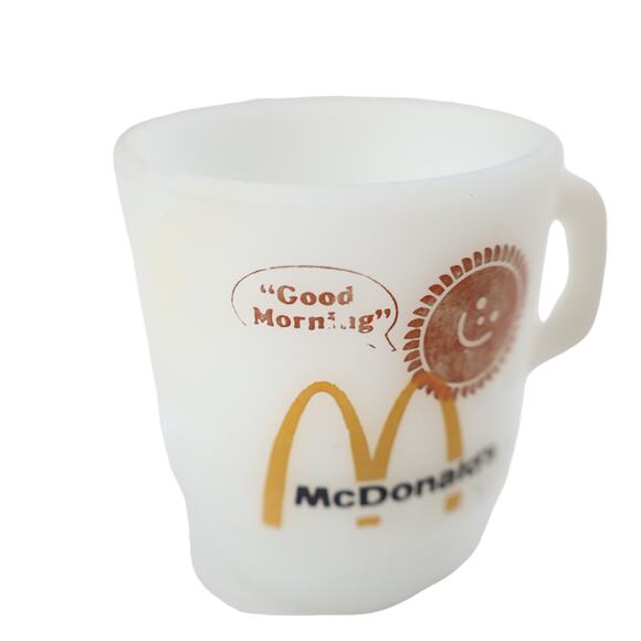Vintage Anchor Hocking Fire King McDonalds Branded Mug - Picture 3 of 5